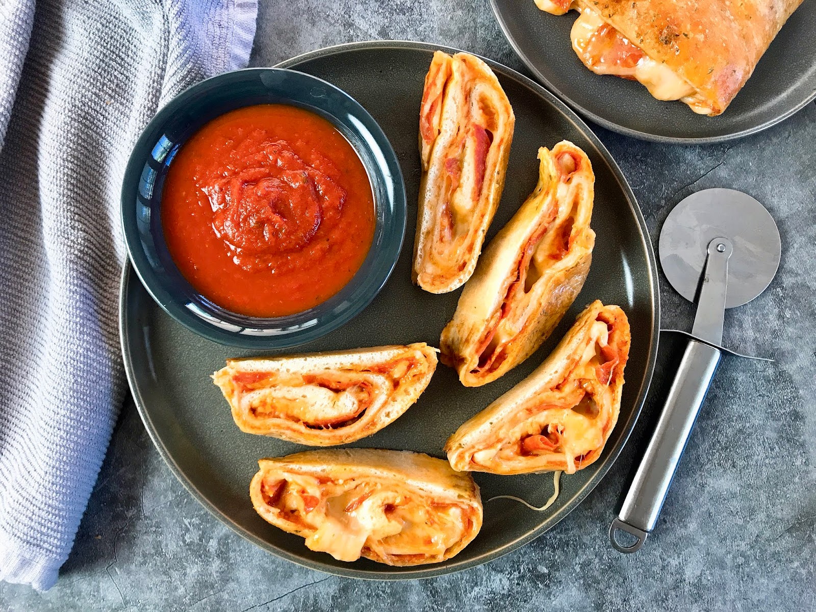 Pepperoni and Cheese Stromboli