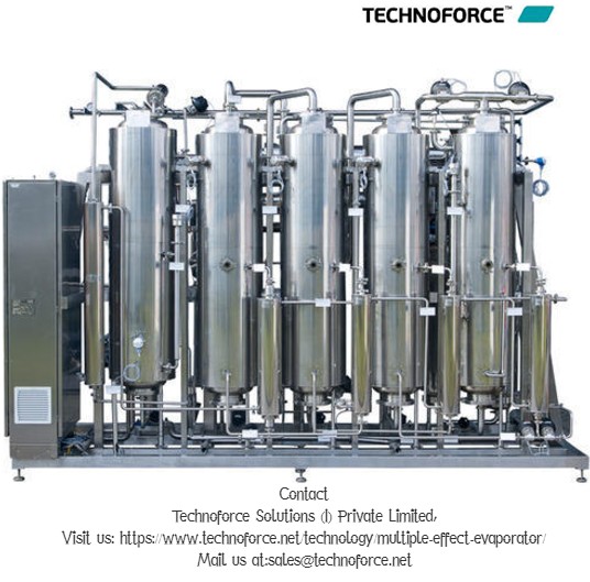 Multiple effect evaporator Technoforce Solutions (I) Private Limited