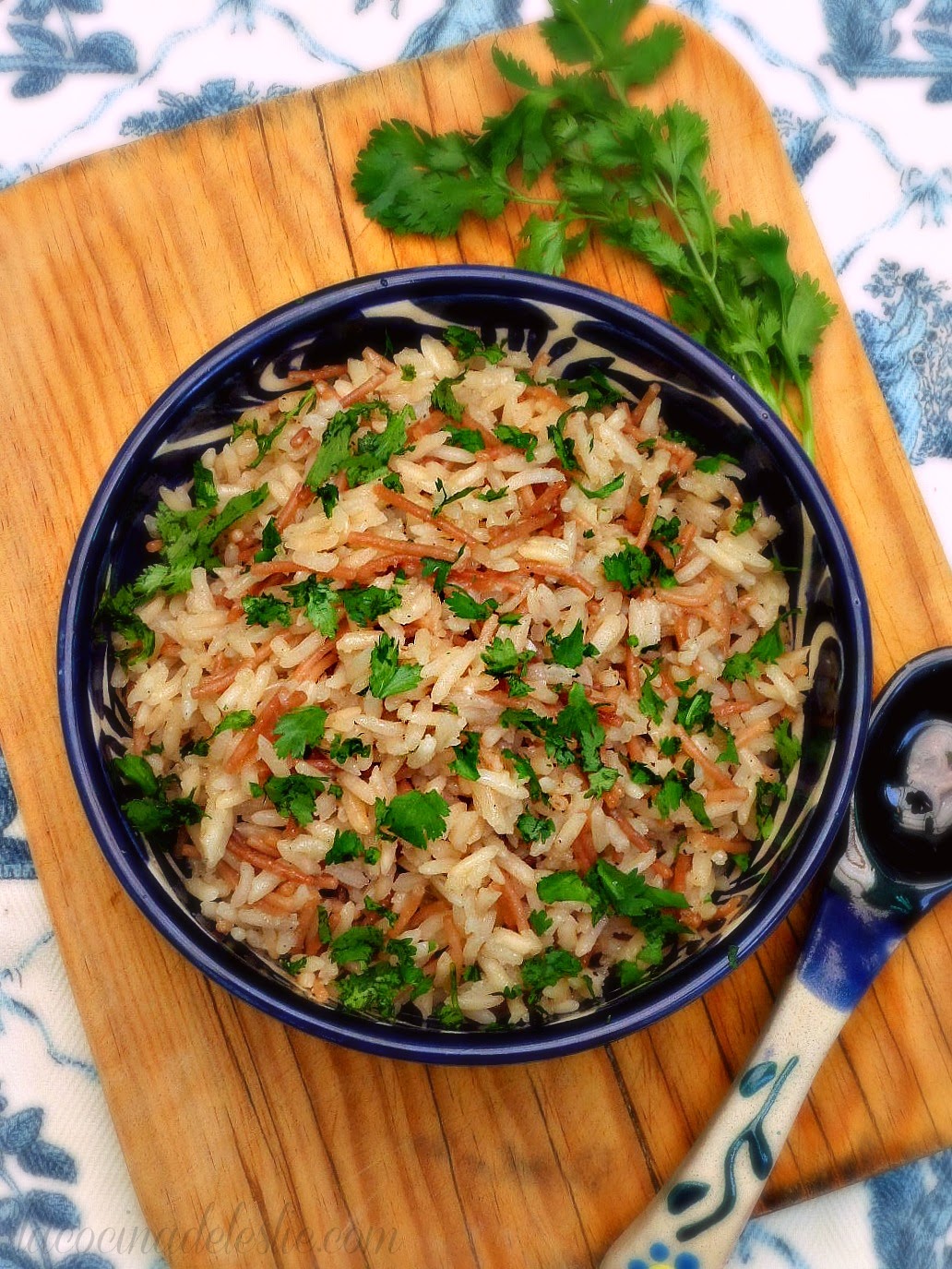 Cilantro Rice Pilaf - La Cocina de Leslie