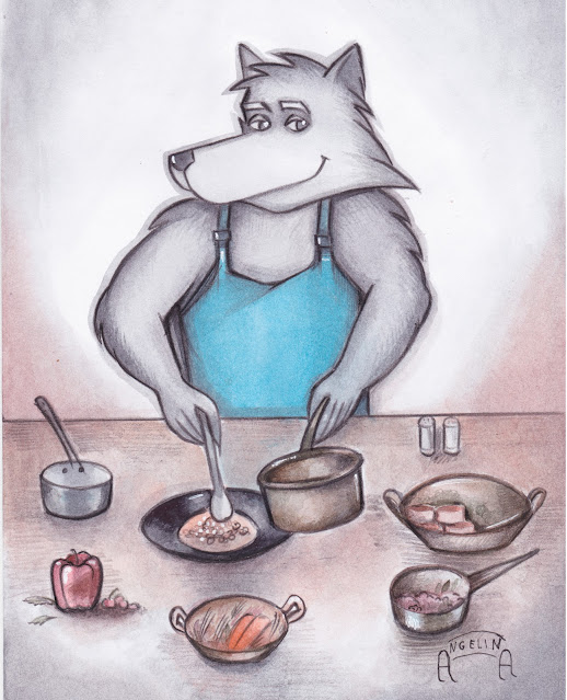 Wolf are cooking