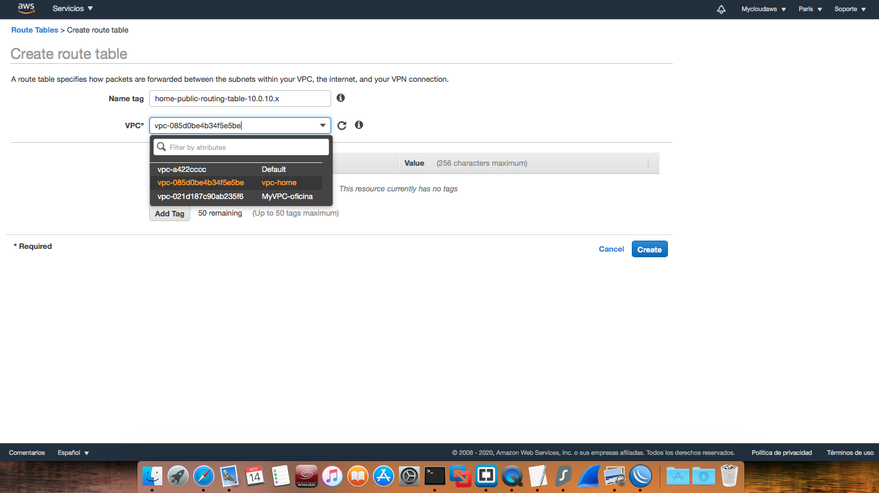 El poder de 01100011 UnixFreeBSD AWS VPC Routing Table IGW