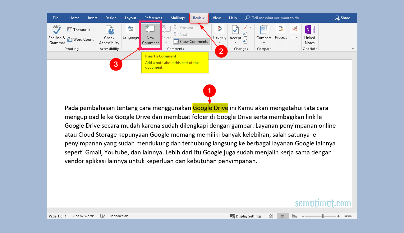 Cara Menghilangkan Comment di Word Saat Print (+Gambar ...