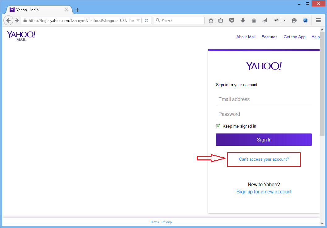 Https yahoo mail