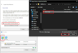 Menambahkan File VDI di VirtualBox