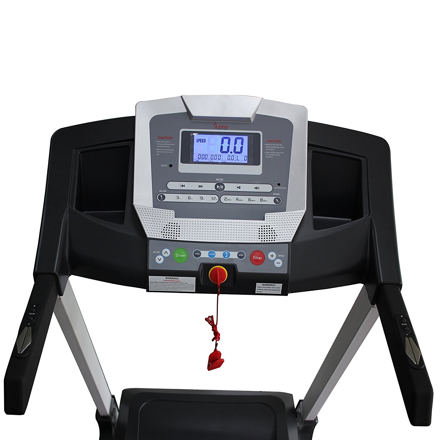 Health and Fitness Den: Sunny Health & Fitness SF-T7515 Smart Treadmill