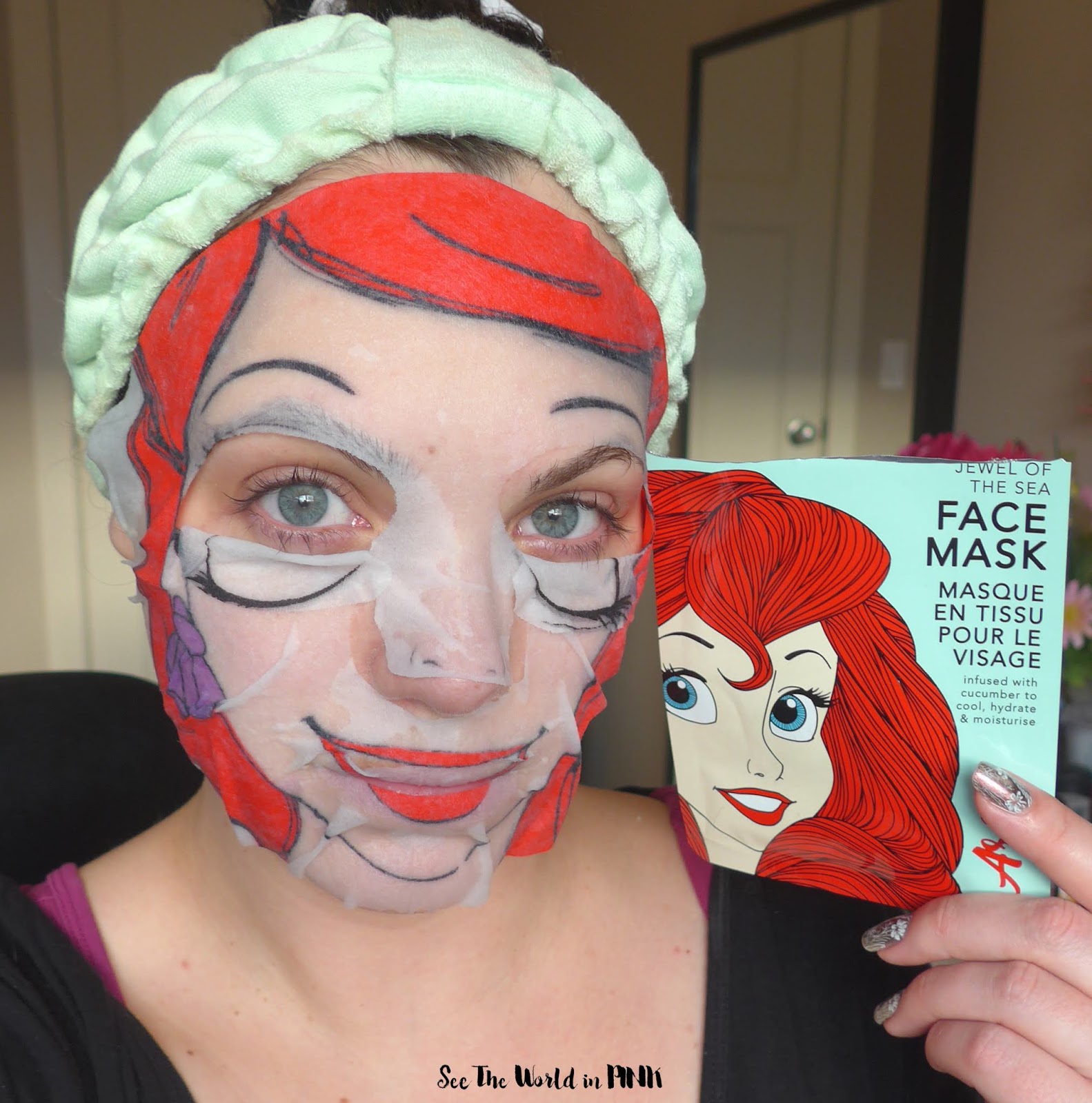 vyznamenanie marketing pokojný disney ariel face mask prostredný