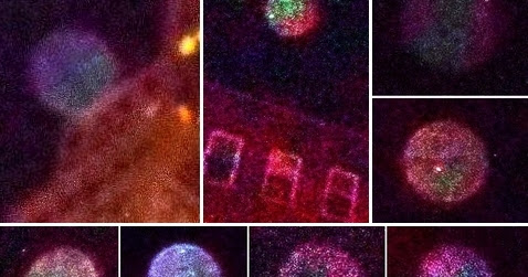 Mysterious Purple-Green Orbs