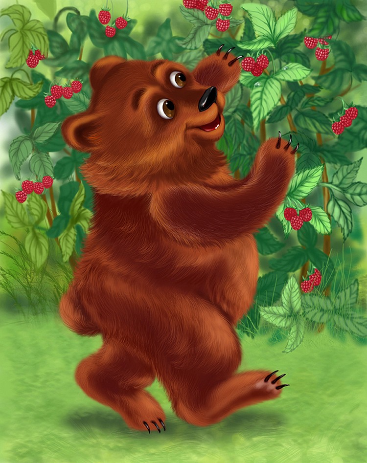 Мишка косолапый по лесу идет в картинках