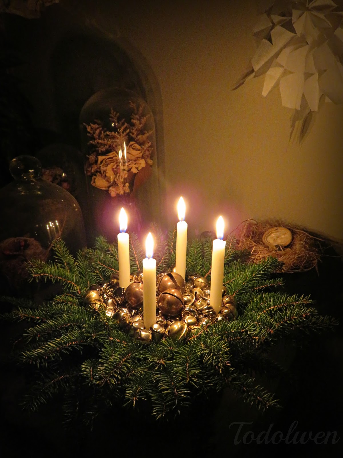 Todolwen Advent, Advent, All Four Candles Are Now Lit