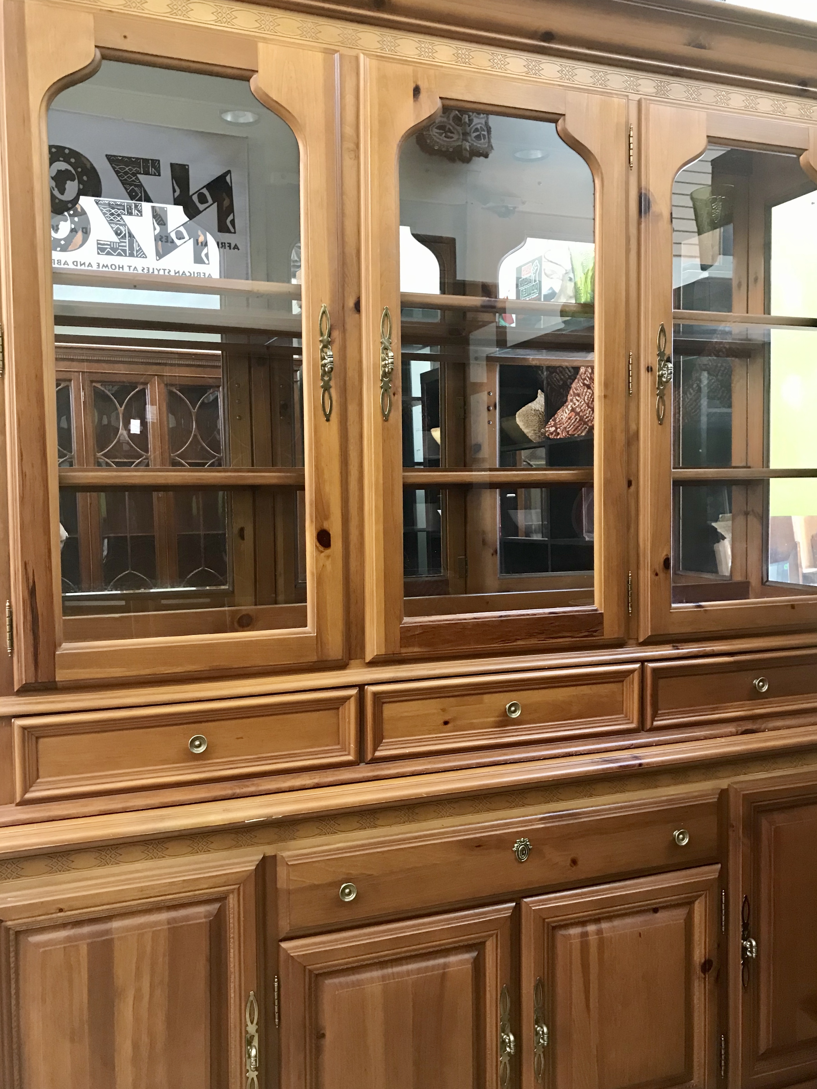 Uhuru Furniture & Collectibles Pine China 225 SOLD