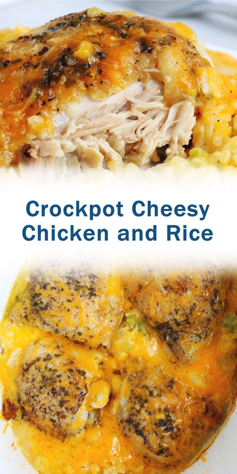 Crockpot Cheesy Chicken and Rice