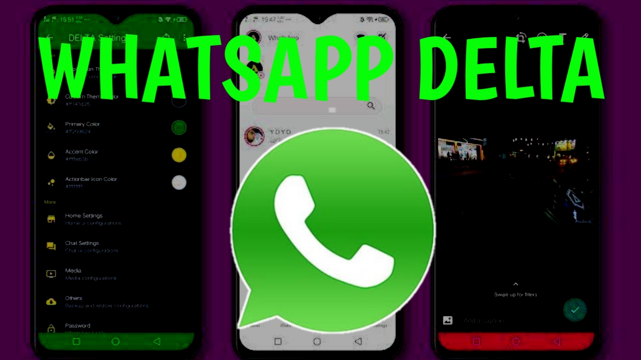 WhatsApp delta atualizado 2021 ultima versão com modificador de voz 2021