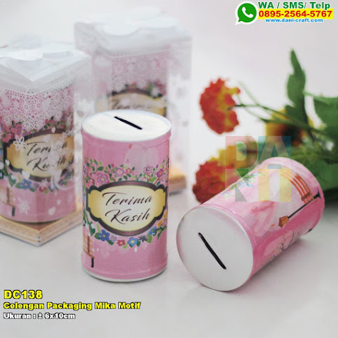 Celengan Packaging Mika Motif