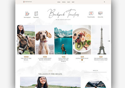 Backpack Clean Blogger Template Responsive For Traveling Backpack Clean Blogger Template Responsive For Traveling
