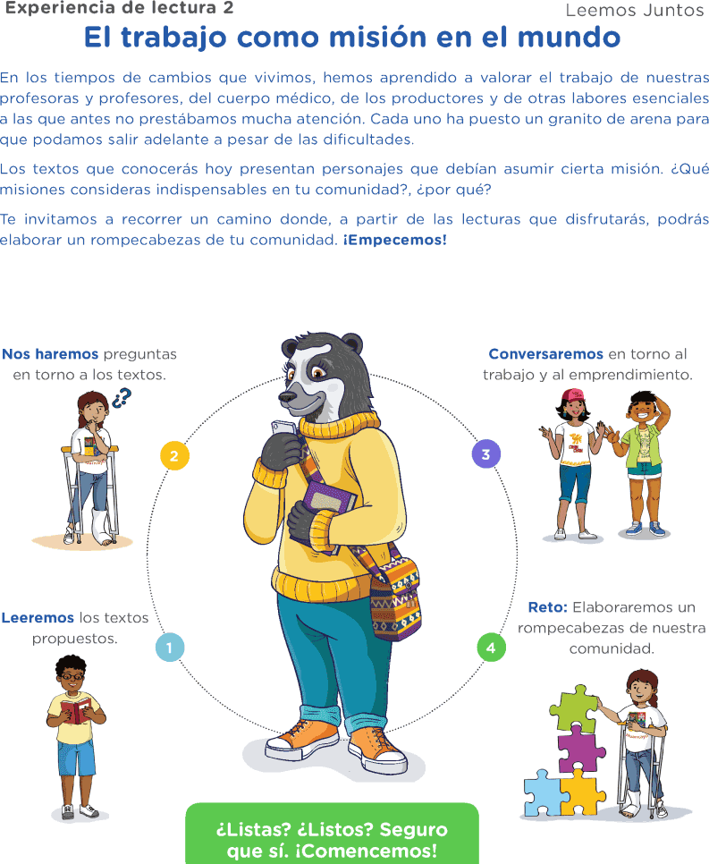 LEEMOS JUNTOS 5TO EXPERIENCIA DE APRENDIZAJE INTEGRADA 2 APRENDO EN