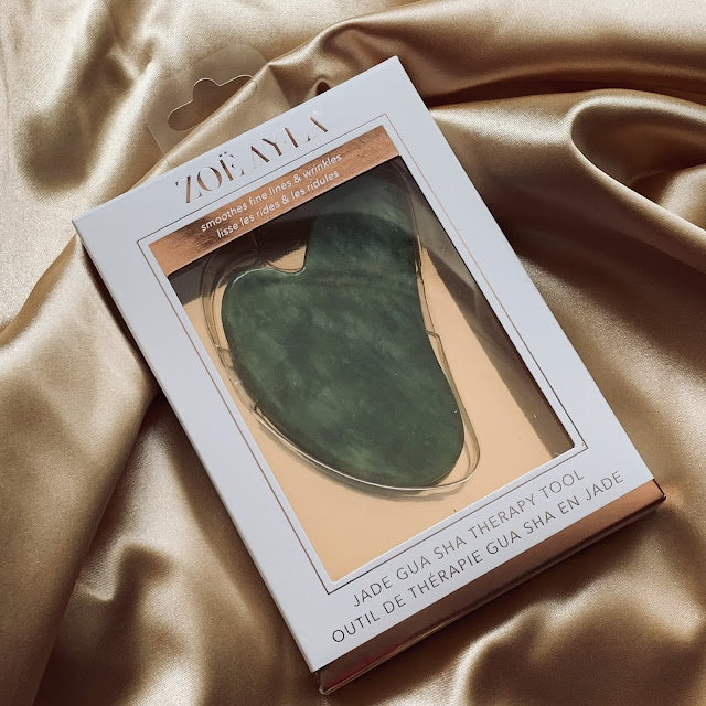 Zoë Ayla Luxurious JADE GUA SHA Therapy Tool