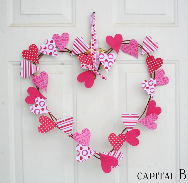 Valentines Wreath For Your Front Door DIY Beautify Creating Beauty