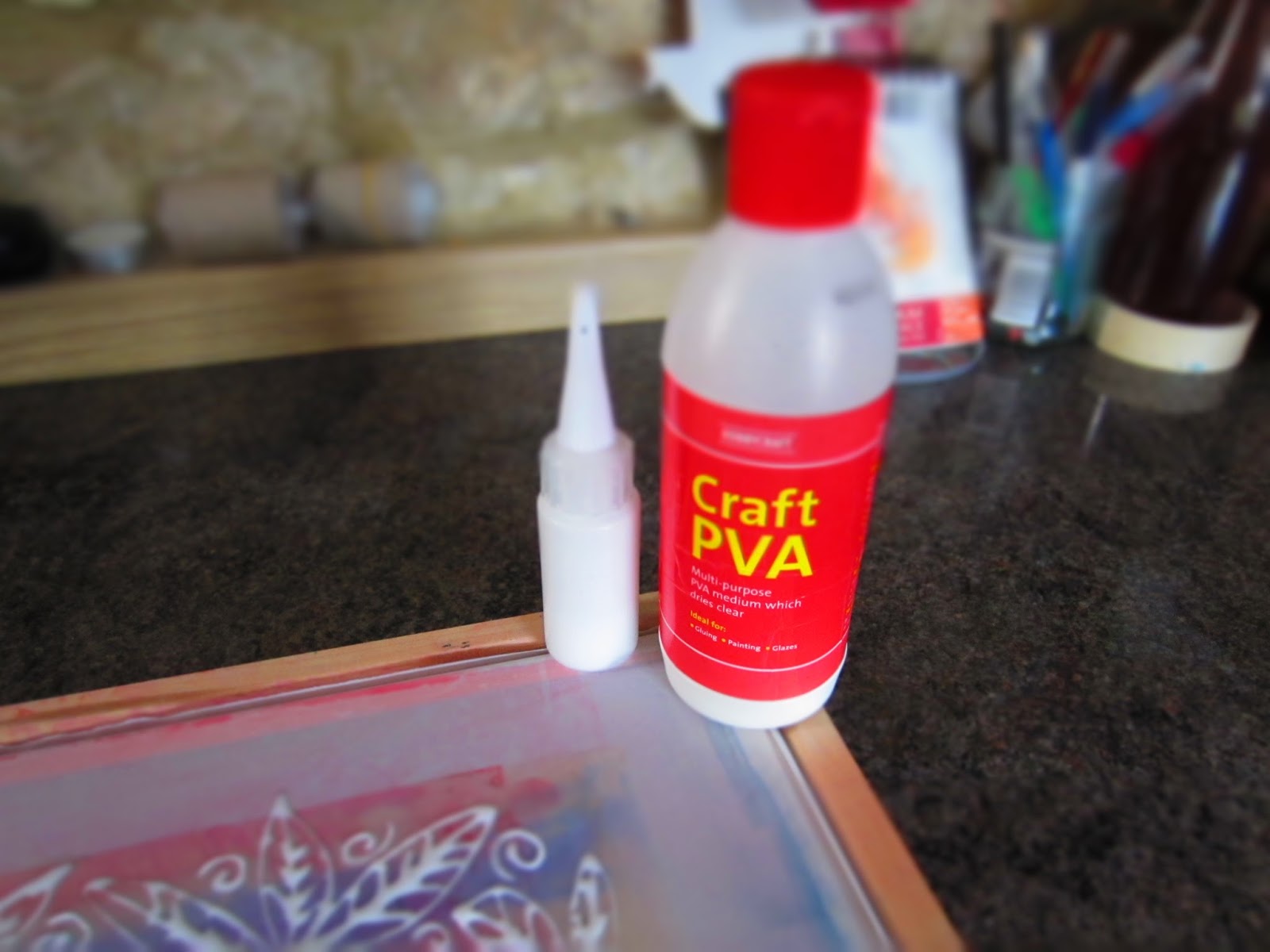 PVA Glue and Screen Printing  Living to work - Working to live
