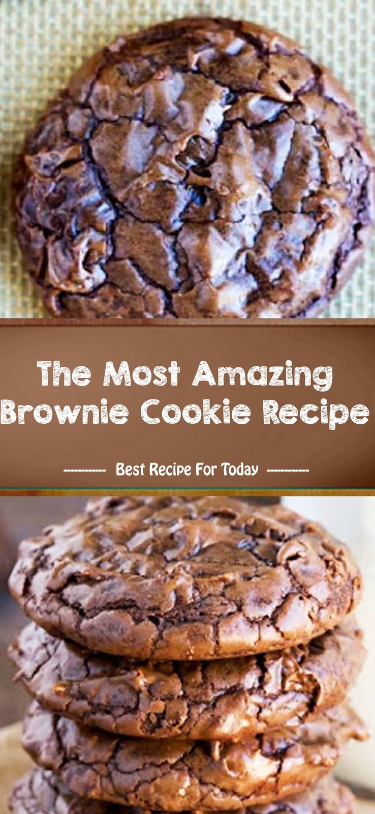 The Most Amazing Brownie Cookie Recipe 3 SECONDS