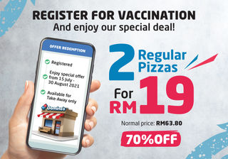 Pizza vaksin domino Domino's Vaccination