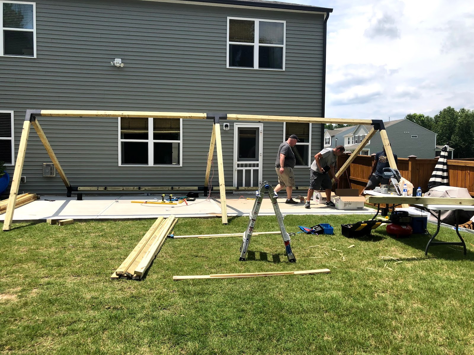 How to Build a Modern Pergola with TOJA GRID Pretty Real