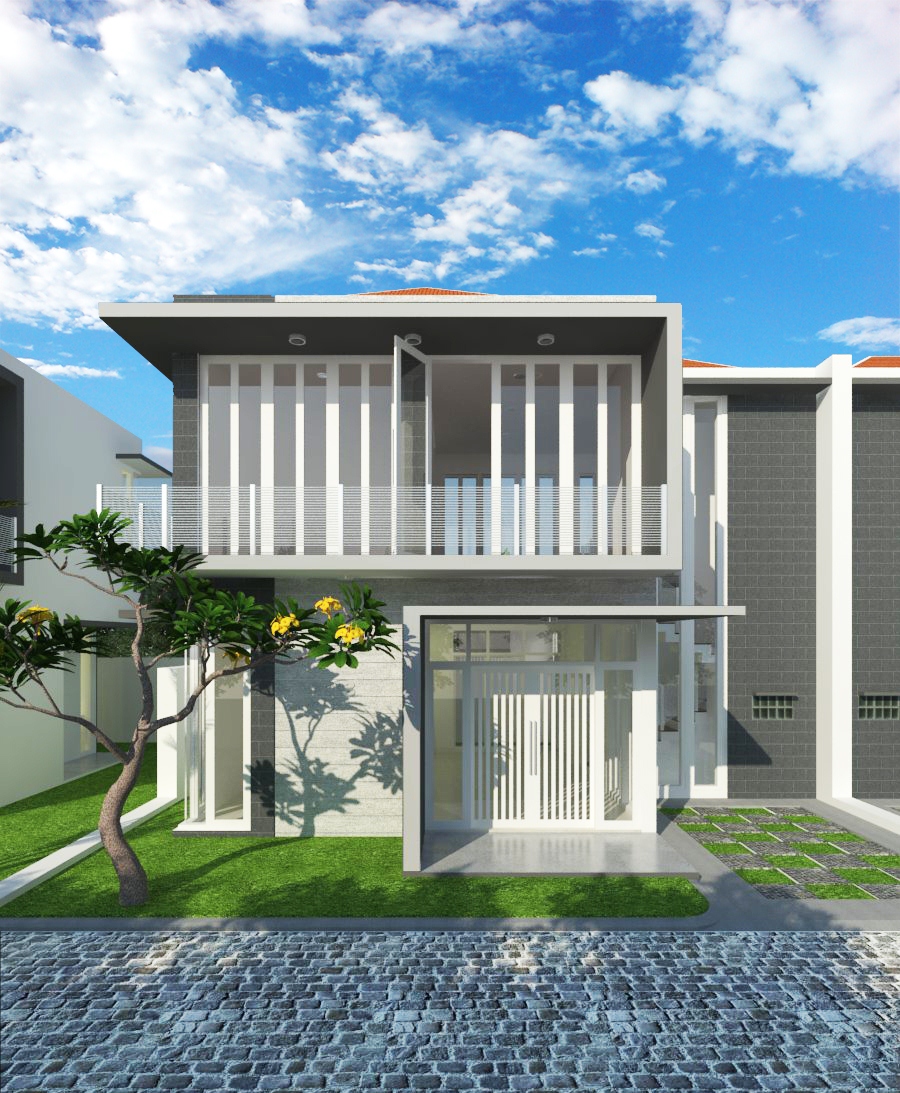 Desain Download Denah  Rumah  2  Lantai  Sketchup Denahose