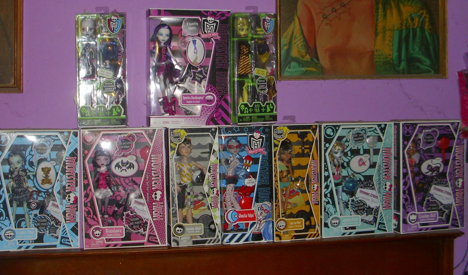 Herbie's World of Kitsch & Toys ☠ My Monster High Collection Boxed Dolls ☠