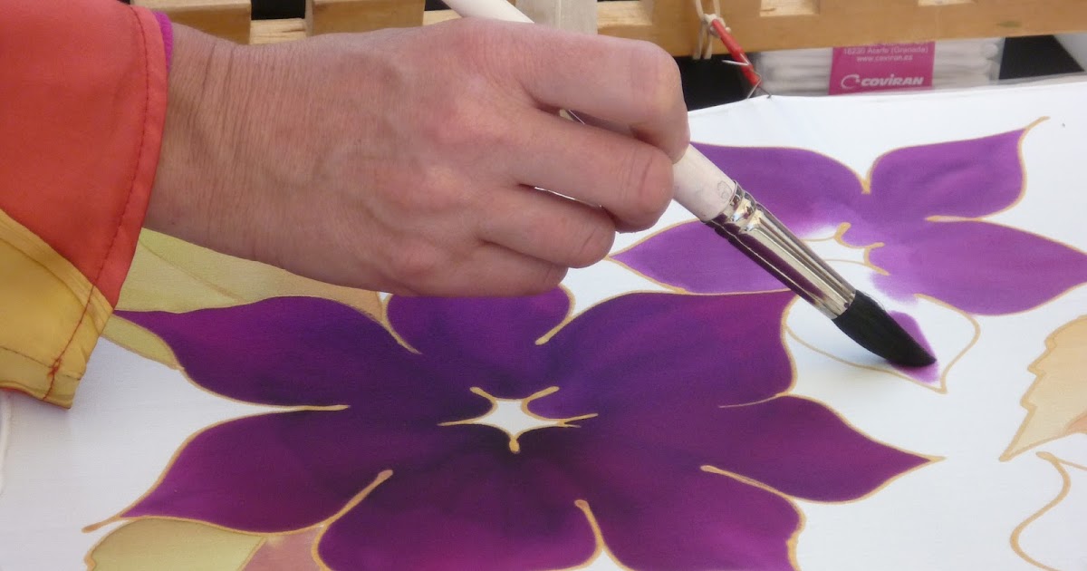 فن الرسم على الحرير وأفضل المشاريع اليدوية منه