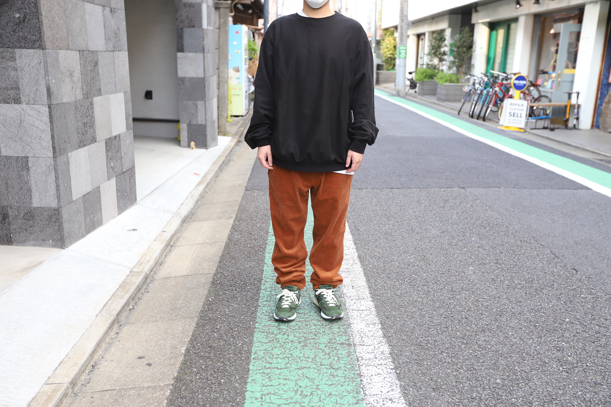 【XL】MIN-NANO×DICKIES Cord Brown