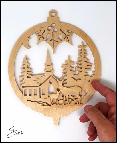 Scrollsaw Workshop Large Christmas Ornaments Scroll Saw Pattern.