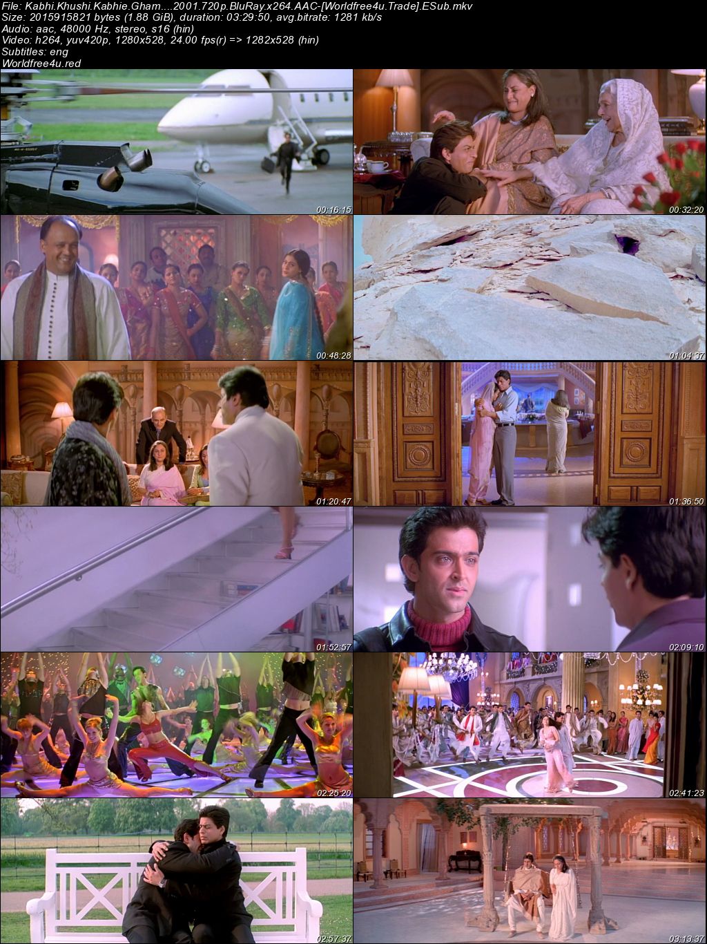 Kabhi Khushi Kabhie Gham 2001 Hindi Movie Download || BluRay 720p