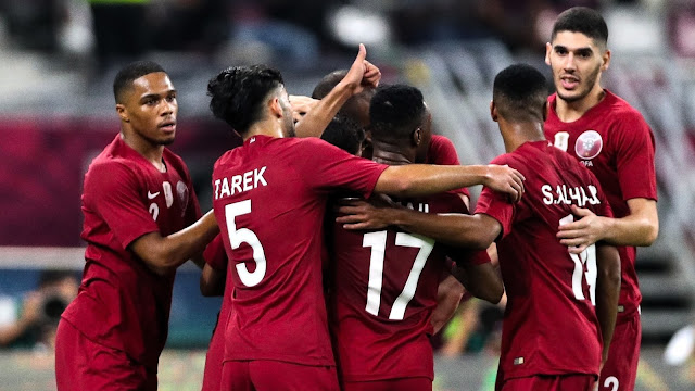 قطر تتخطى الإمارات وتعبر لنصف نهائي خليجي 24 قطر تتخطى الإمارات وتعبر لنصف نهائي خليجي 24