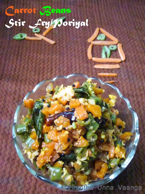 carrot-beans-poriyal