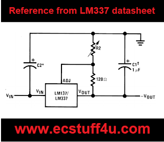 LM337 voltage regulator description