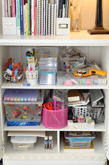 Art and Craft Room Progress: Supplies Organization - An Artful Mom