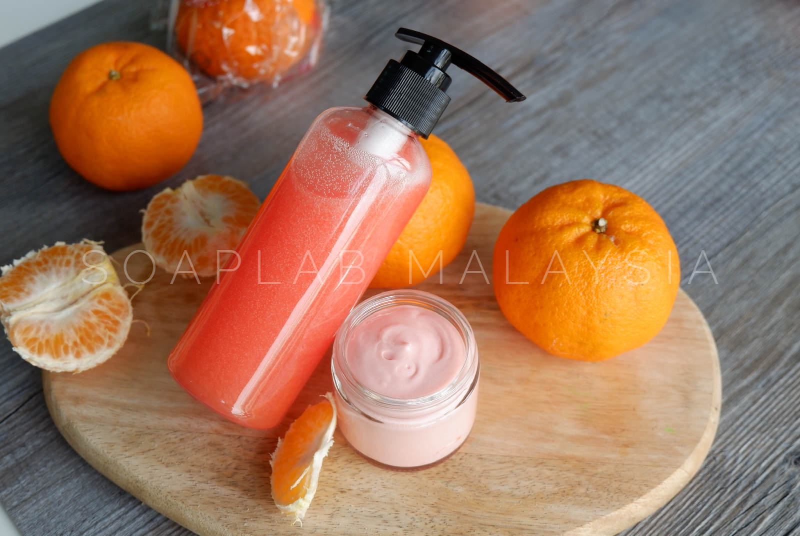 SoapLab Malaysia Vitamin C mandarin Orange Body Wash DIY At Home