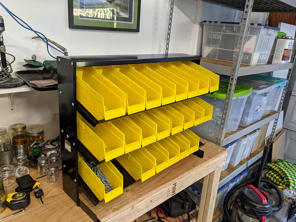 The Scratching Post Organizing Nuts, Screws, Bolts and Washers