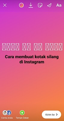 Cara Membuat Kotak Silang Di Instagram Story Wafbig Cara Membuat Kotak Silang Di Instagram Story Wafbig