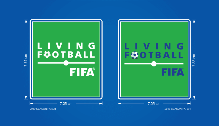 Fifa living. Living Football FIFA. Living Football FIFA logo. FIFA 20 сетка для ворот патч. Постер футбольный патч.