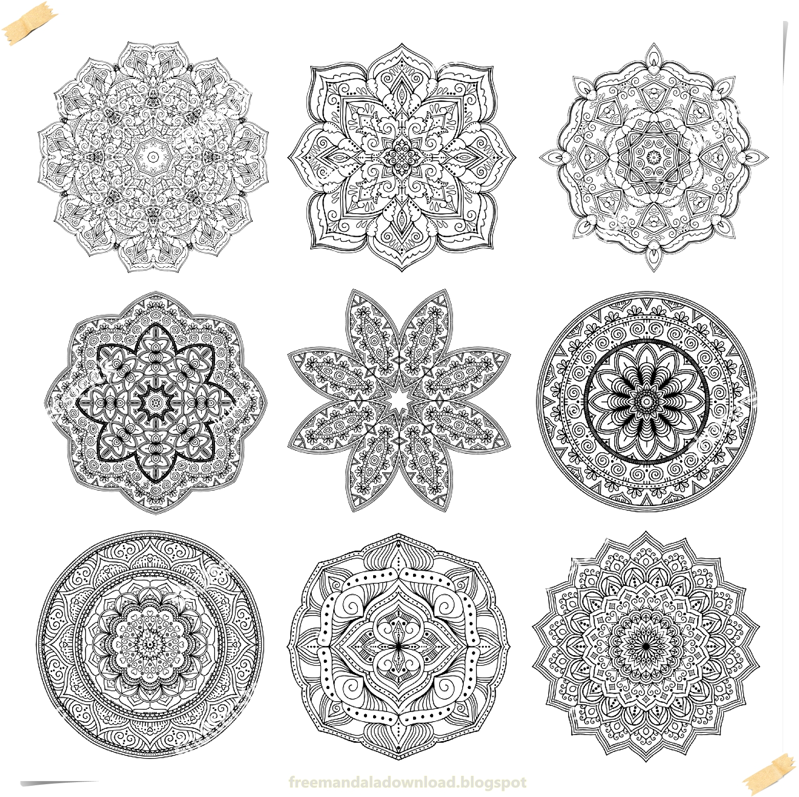 Free Mandala Symbole Mandala