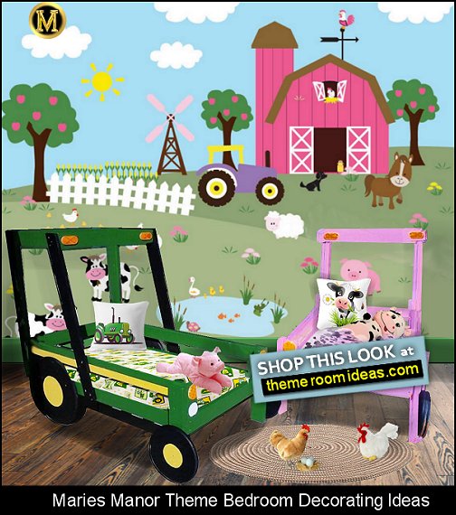 Decorating theme bedrooms Maries Manor Farmyard bedroom decorating