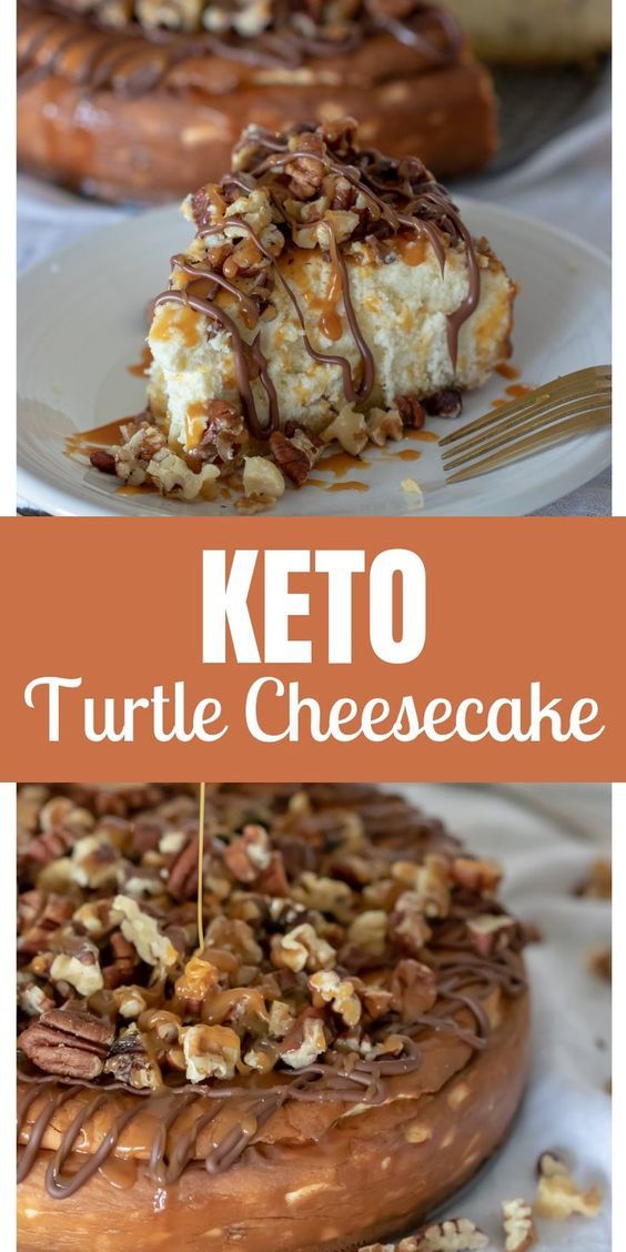 Keto Caramel Pecan Turtle Cheesecake Little Owl Kitchen
