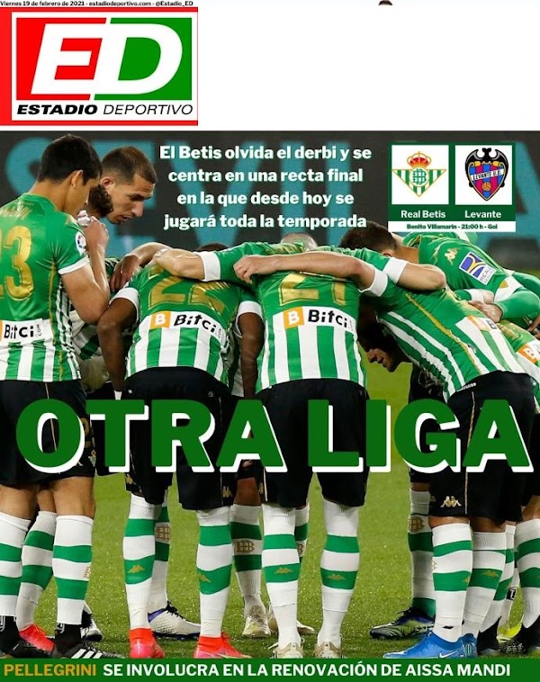 Betis, Estadio Deportivo: "Otra Liga"