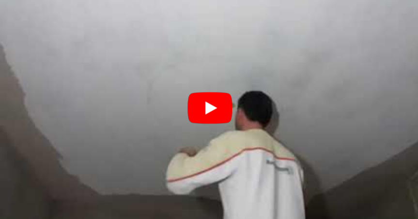 بالفيديو طريقة عمل ديكور جبس بورد سقف مفرغ