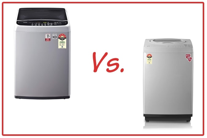 LG T65SNSF1Z (left) and IFB TL RSS Aqua (right) Washing Machine Comparison.