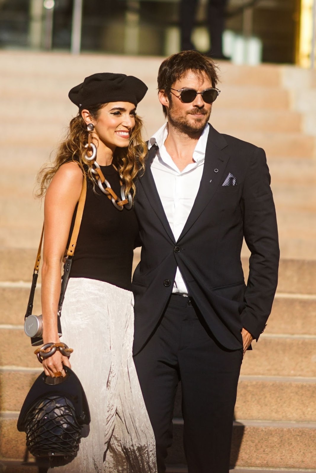 somerhalder outside armani haute couture fall winter 2019 2020 in paris