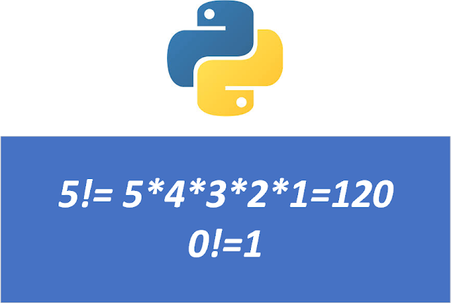 Factorial Program in Python using for loop