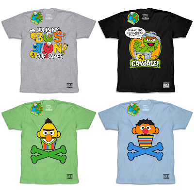 Sesame Street x Johnny Cupcakes T-Shirt Collection Part 2