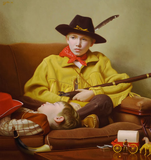 Stephen Gjertson | U.S. Painter | Children Paintings | 1949