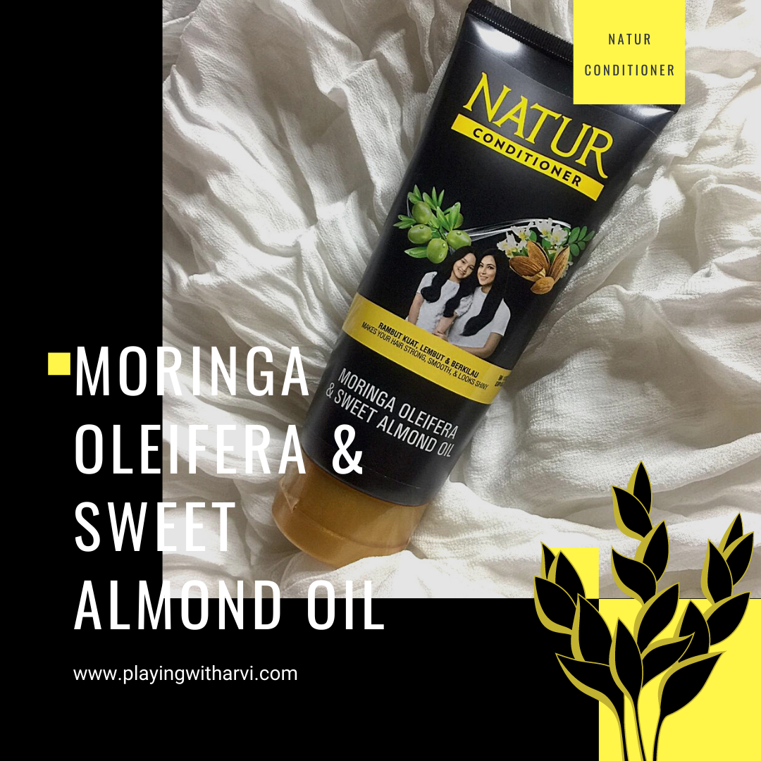 Kotak kotak arvi Natur Conditioner Moringa Oleifera & Sweet Almond Oil